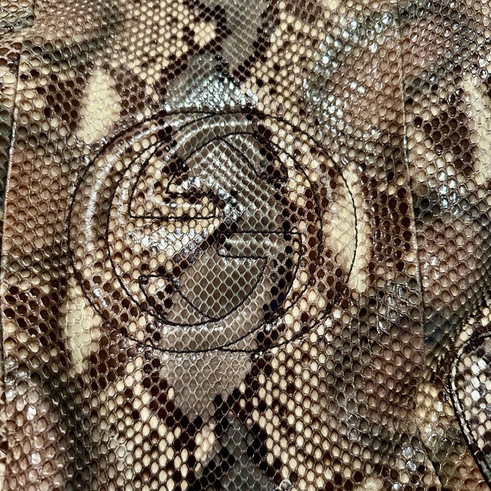 Gucci Python Pattern Shoulder Bag - image 2